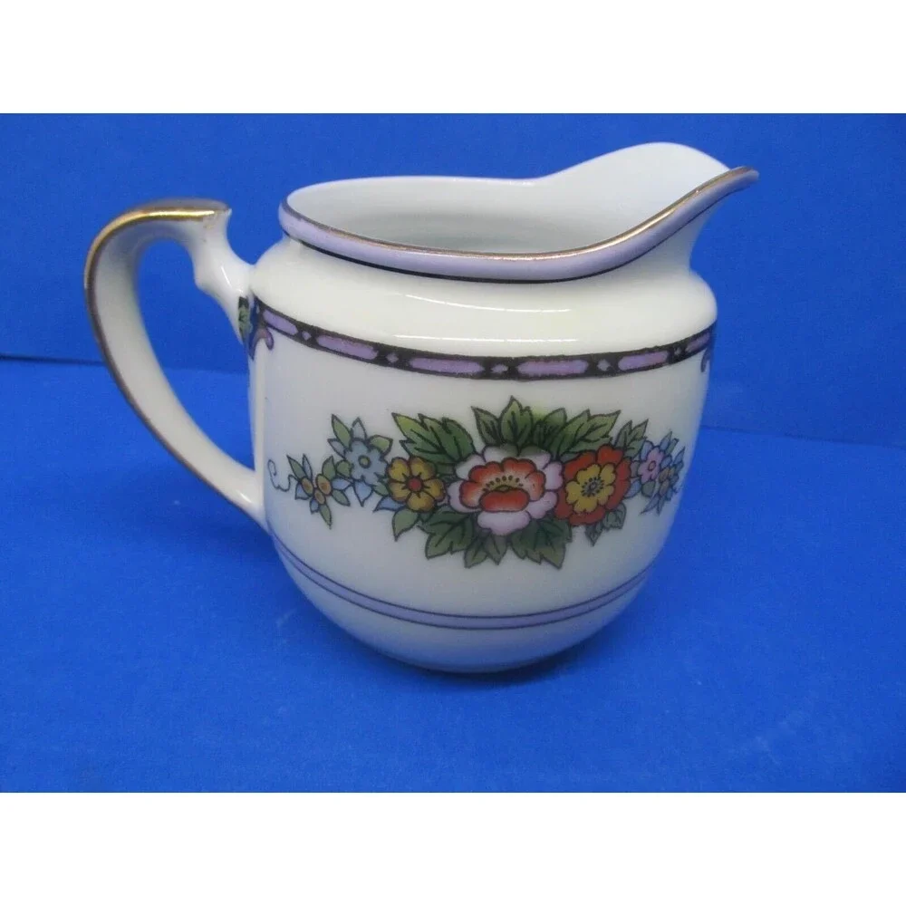 Noritake Morimura Hand Painted Floral Creamer GUC